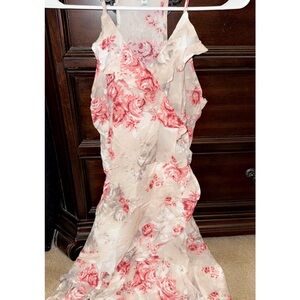 Floral Ruffle Maxi Dress